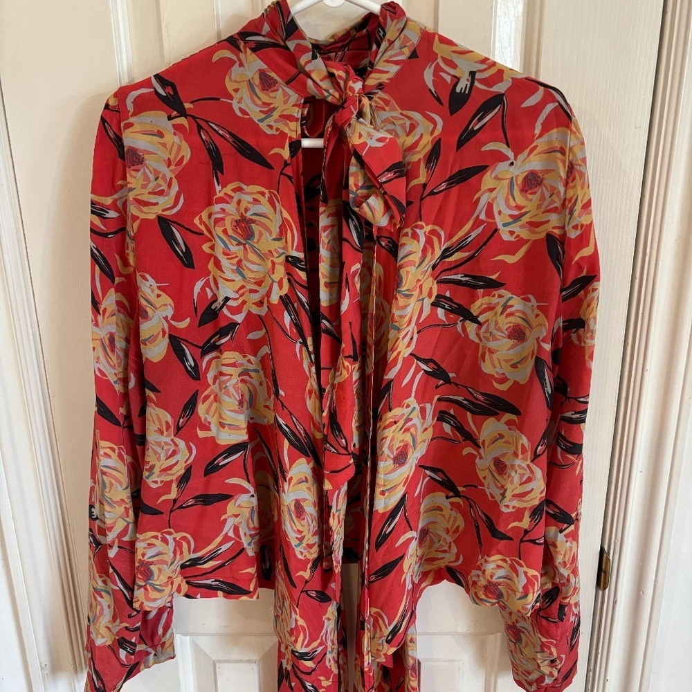 WINTER KATE  silk kimono top *accepting offers